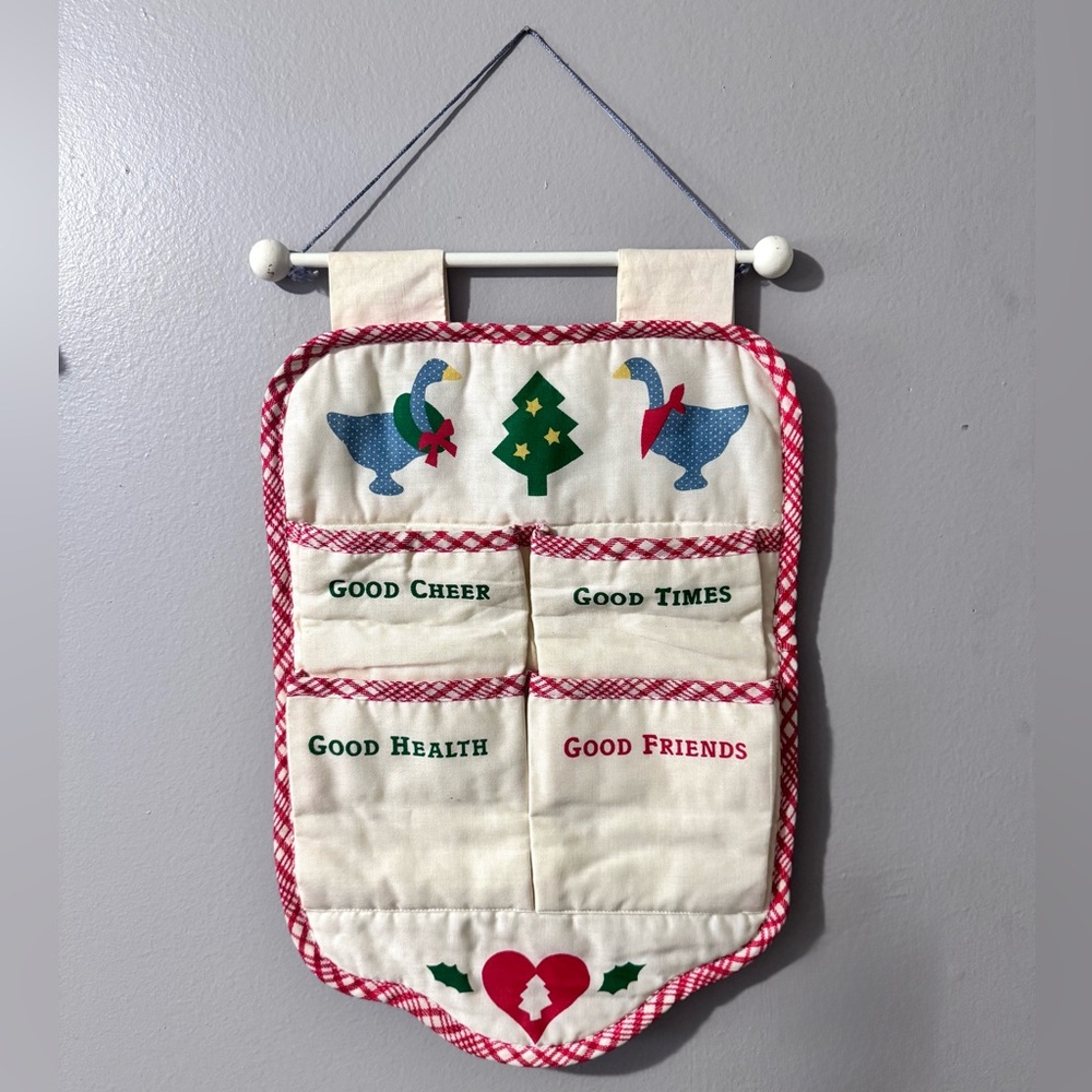 Vintage Christmas Card Holder
